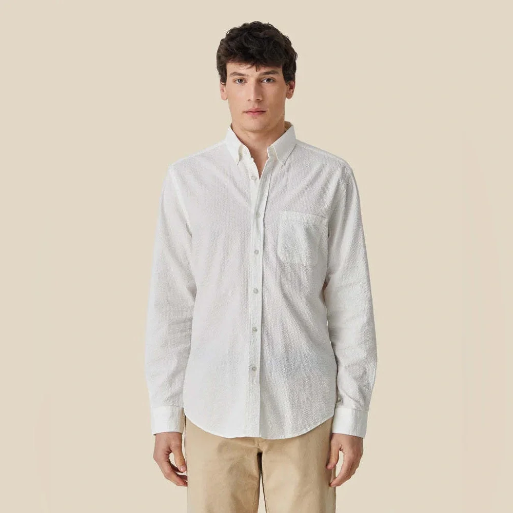 Portuguese Flannel - Seersucker Shirt - Atlantico - Picture 5 of 5